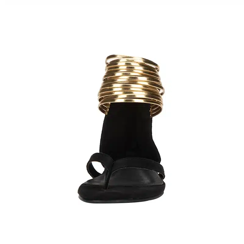 LALA IKAI Summer Flat Sandals Gladiator Flip Flops Narrow Band Women Sandals 2018 New Summer Women Shoes 014A2039 -49 18