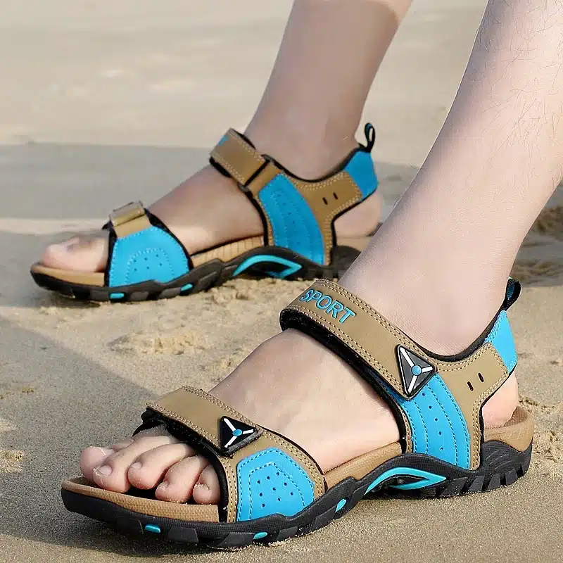 MIXIDELAI Outdoor Fashion Men Sandals Summer Men Shoes Casual Shoes Breathable Beach Sandals Sapatos Masculinos Plus Size 35-46 28