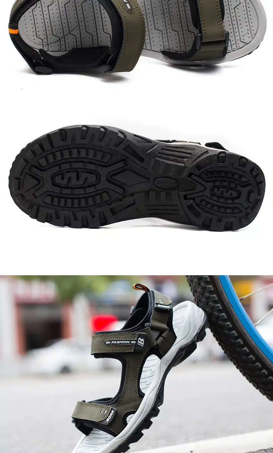 BONA New Classics Style Men Sandals Outdoor Walking Summer Shoes Anti-Slippery Beach Shoes Men Comfortable Soft Free Shipping 16