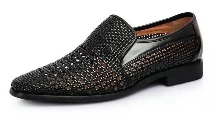 Dad Summer sandals breathable shoes sandals for Middle-aged mens shoes cut-outs shoes slip on mens leather sandals AD-02 13