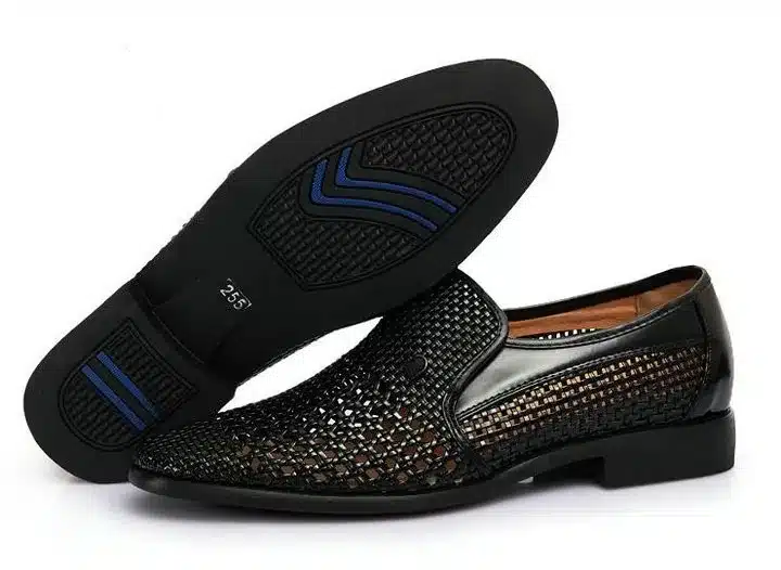 Dad Summer sandals breathable shoes sandals for Middle-aged mens shoes cut-outs shoes slip on mens leather sandals AD-02 15