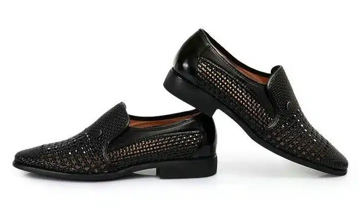 Dad Summer sandals breathable shoes sandals for Middle-aged mens shoes cut-outs shoes slip on mens leather sandals AD-02 16