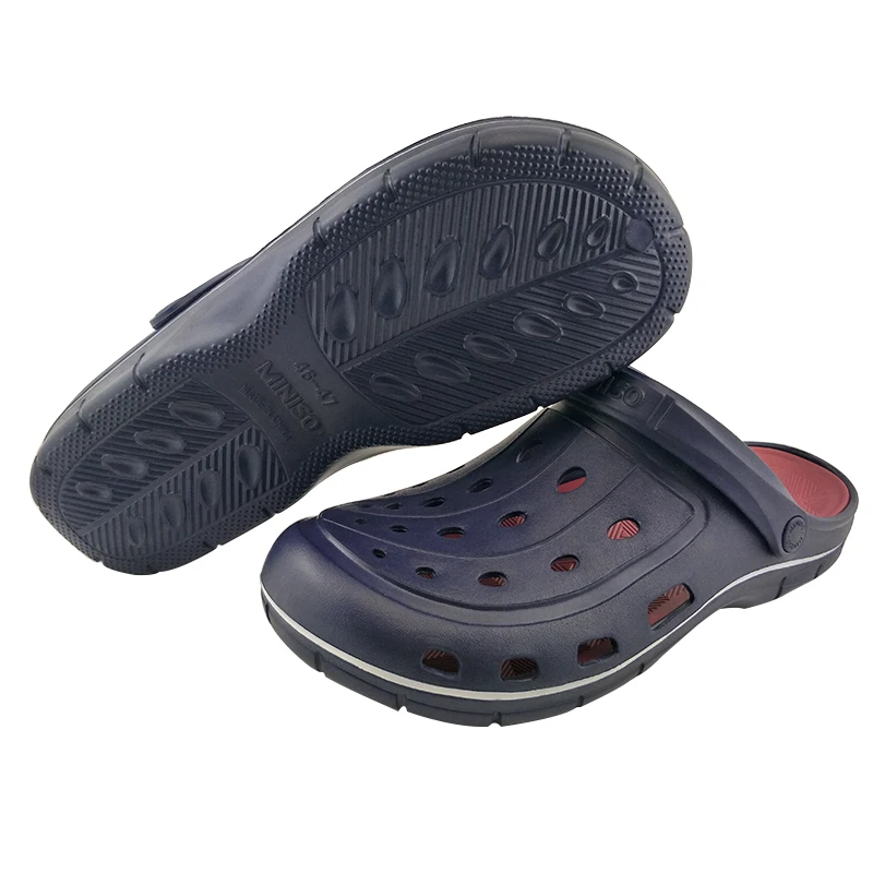 2019 New Arrive Hole Breathable shoes for men beach sandals slippers with holes slates light Sandalias outdoor summer NX54 17