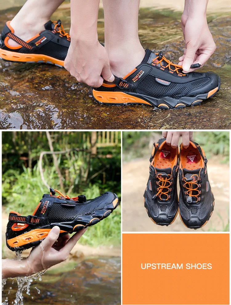 Summer Fashion Sandals Men Outdoor Leather Mesh Beach Breathable Mens Shoes Luxury Brand Wear Casual Man Shoes Big Size 36-45 10