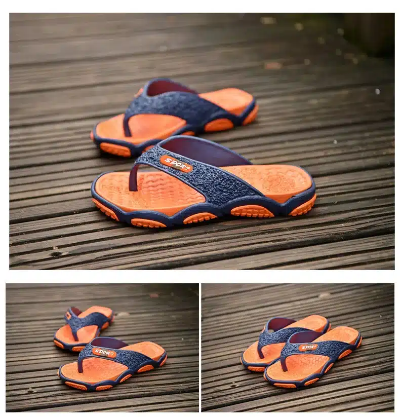 REETENE High Quality Men's Shoes For Male Slippers Plus Size 39-45 Fashion Summer Men Flip Flops Outdoor Soft Casual Shoes Men 17
