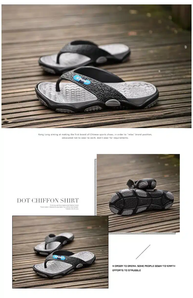 REETENE High Quality Men's Shoes For Male Slippers Plus Size 39-45 Fashion Summer Men Flip Flops Outdoor Soft Casual Shoes Men 18