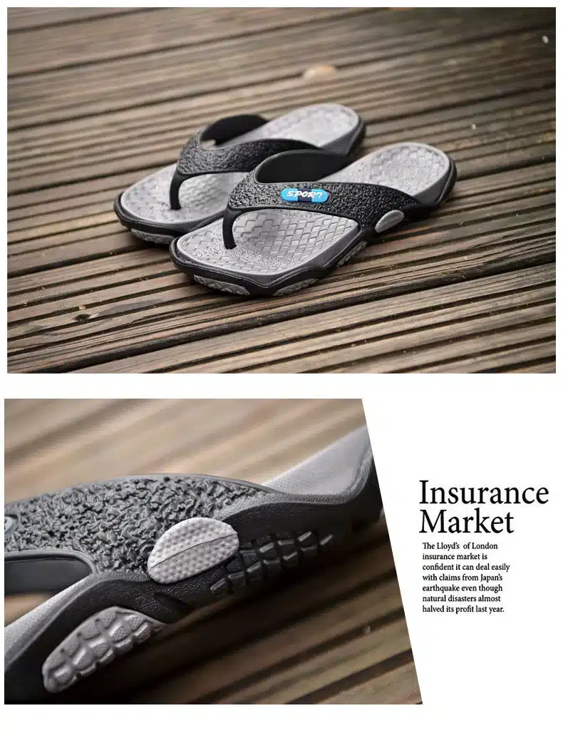 REETENE High Quality Men's Shoes For Male Slippers Plus Size 39-45 Fashion Summer Men Flip Flops Outdoor Soft Casual Shoes Men 19