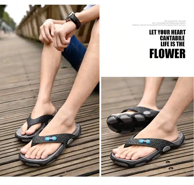 REETENE High Quality Men's Shoes For Male Slippers Plus Size 39-45 Fashion Summer Men Flip Flops Outdoor Soft Casual Shoes Men 20