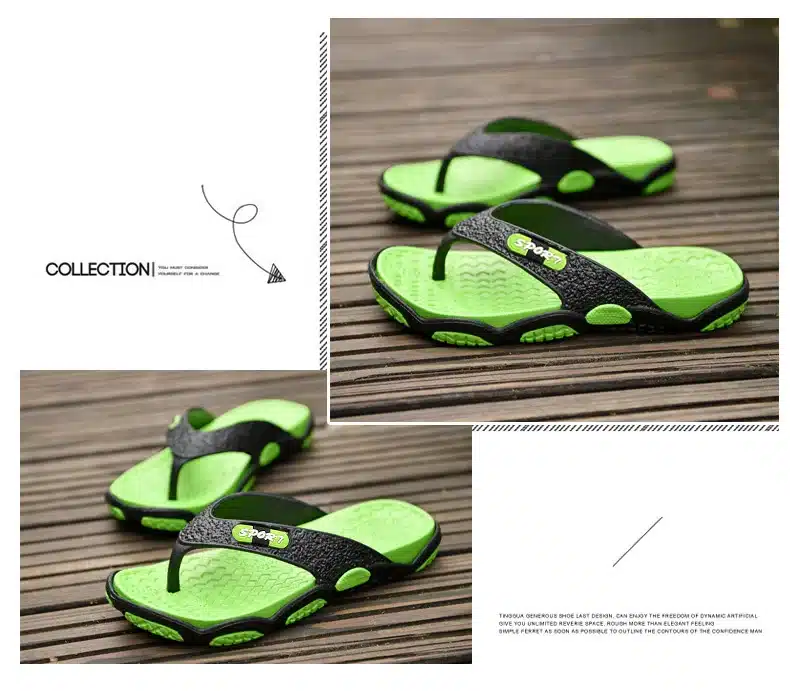 REETENE High Quality Men's Shoes For Male Slippers Plus Size 39-45 Fashion Summer Men Flip Flops Outdoor Soft Casual Shoes Men 23