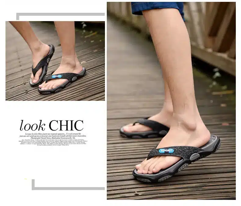 REETENE High Quality Men's Shoes For Male Slippers Plus Size 39-45 Fashion Summer Men Flip Flops Outdoor Soft Casual Shoes Men 27