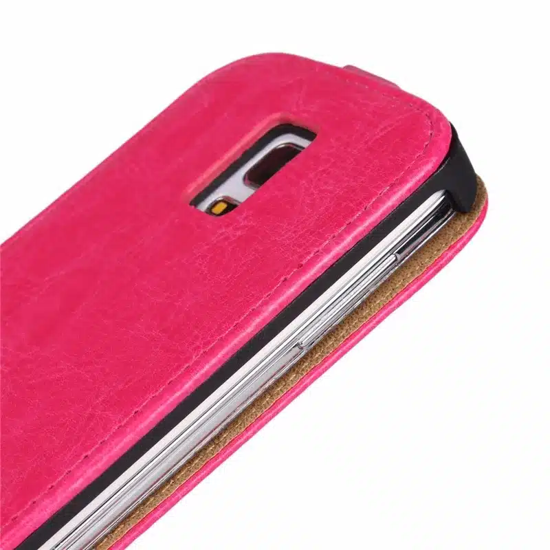 NFH Crazy Horse Leather NEO Case For Samsung S2 S3 S4 S5 Flip Vertical with Magnetic Clasp Silicon Back Case On S3 Mini S5Mini 11