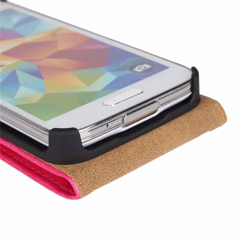 NFH Crazy Horse Leather NEO Case For Samsung S2 S3 S4 S5 Flip Vertical with Magnetic Clasp Silicon Back Case On S3 Mini S5Mini 12