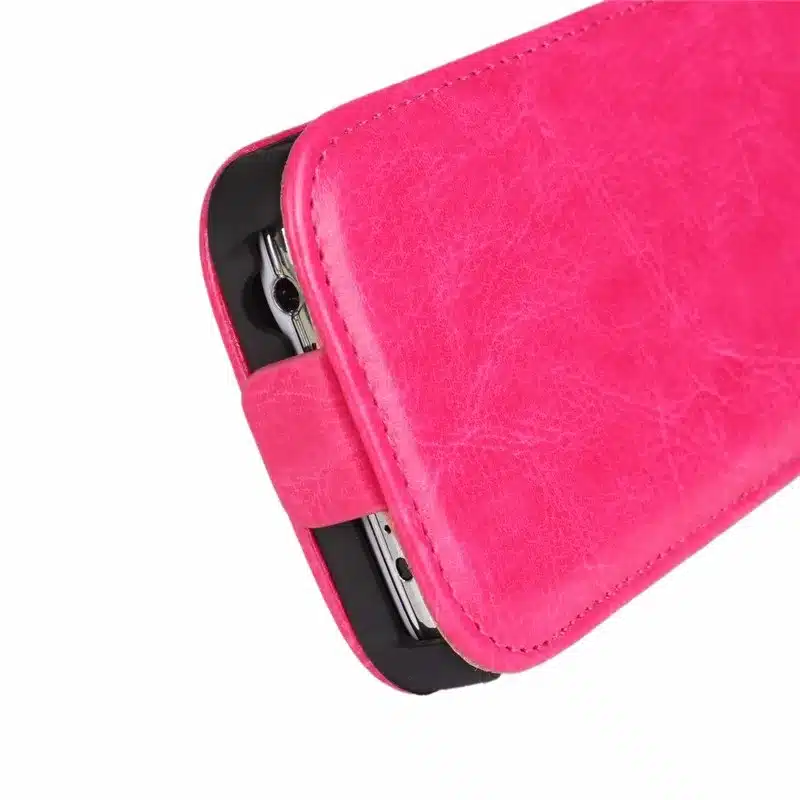 NFH Crazy Horse Leather NEO Case For Samsung S2 S3 S4 S5 Flip Vertical with Magnetic Clasp Silicon Back Case On S3 Mini S5Mini 13