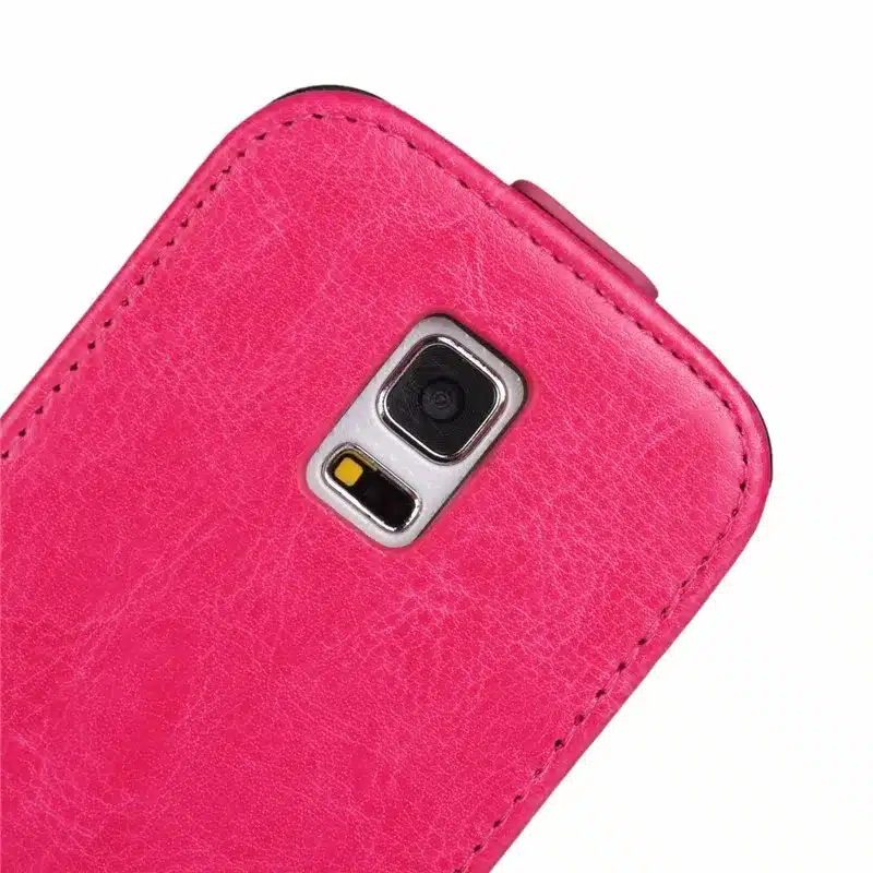 NFH Crazy Horse Leather NEO Case For Samsung S2 S3 S4 S5 Flip Vertical with Magnetic Clasp Silicon Back Case On S3 Mini S5Mini 14