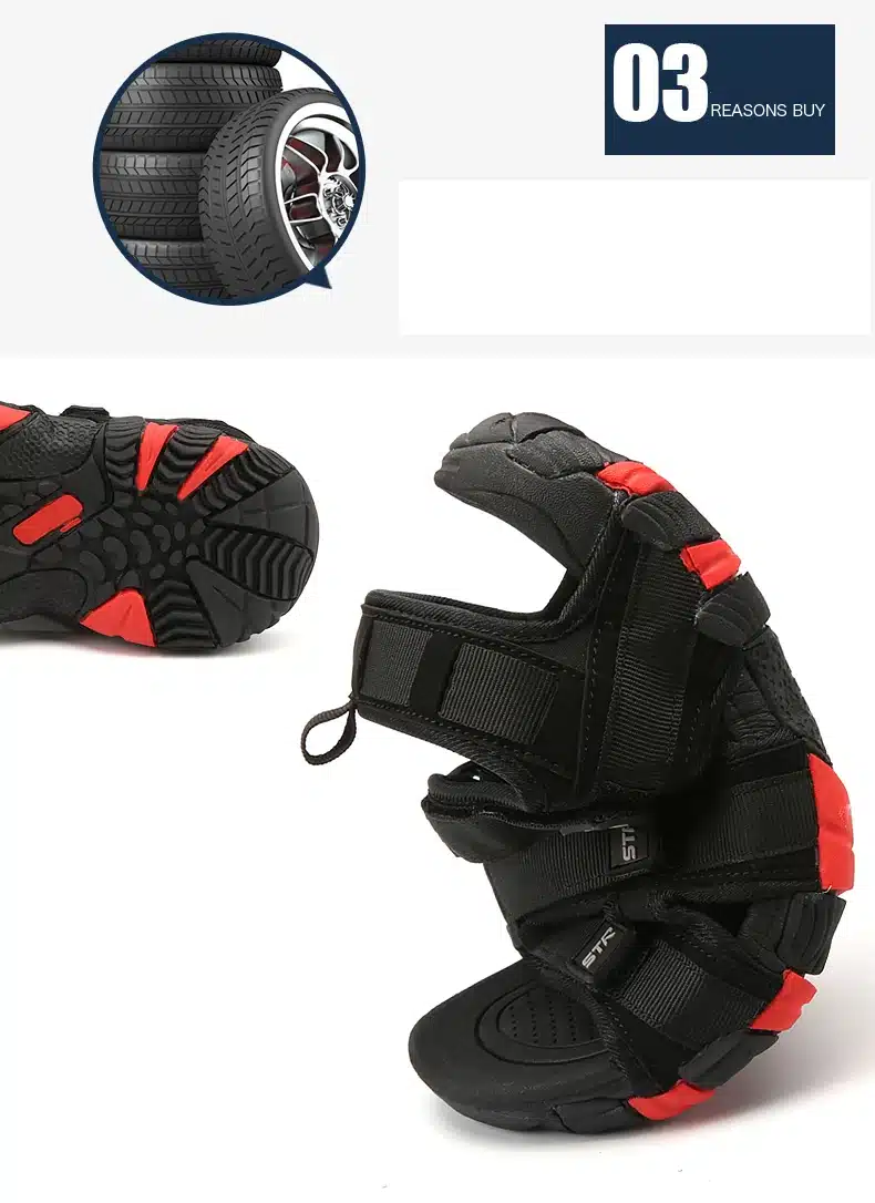 Summer Men Sandals Hook&loop Men's Summer Shoes 2019 Fashion Waterproof Casual Beach Shoes Size:39-44 Black 45