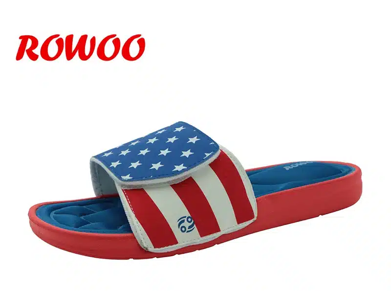 Mens Slippers Breathable Star Striped Memory Foam Indoor Comfortable Flip Flops Beach Sandals Outdoor New Summer Sandals Men 7