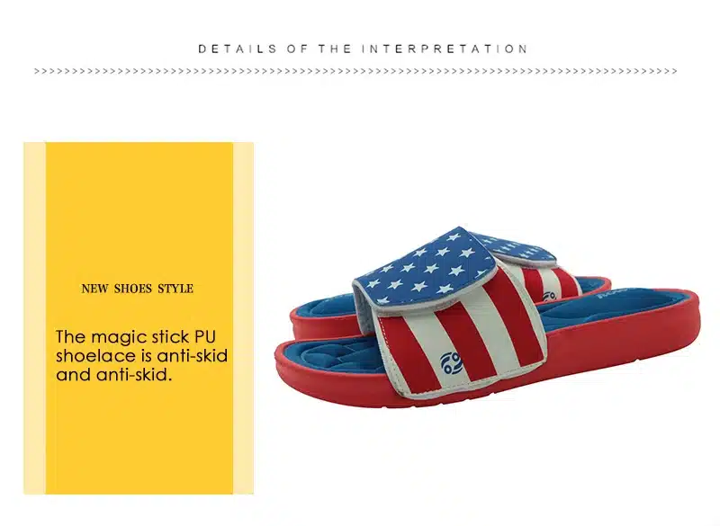Mens Slippers Breathable Star Striped Memory Foam Indoor Comfortable Flip Flops Beach Sandals Outdoor New Summer Sandals Men 9