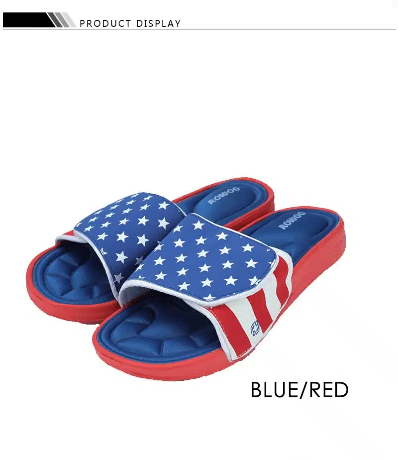 Mens Slippers Breathable Star Striped Memory Foam Indoor Comfortable Flip Flops Beach Sandals Outdoor New Summer Sandals Men 15