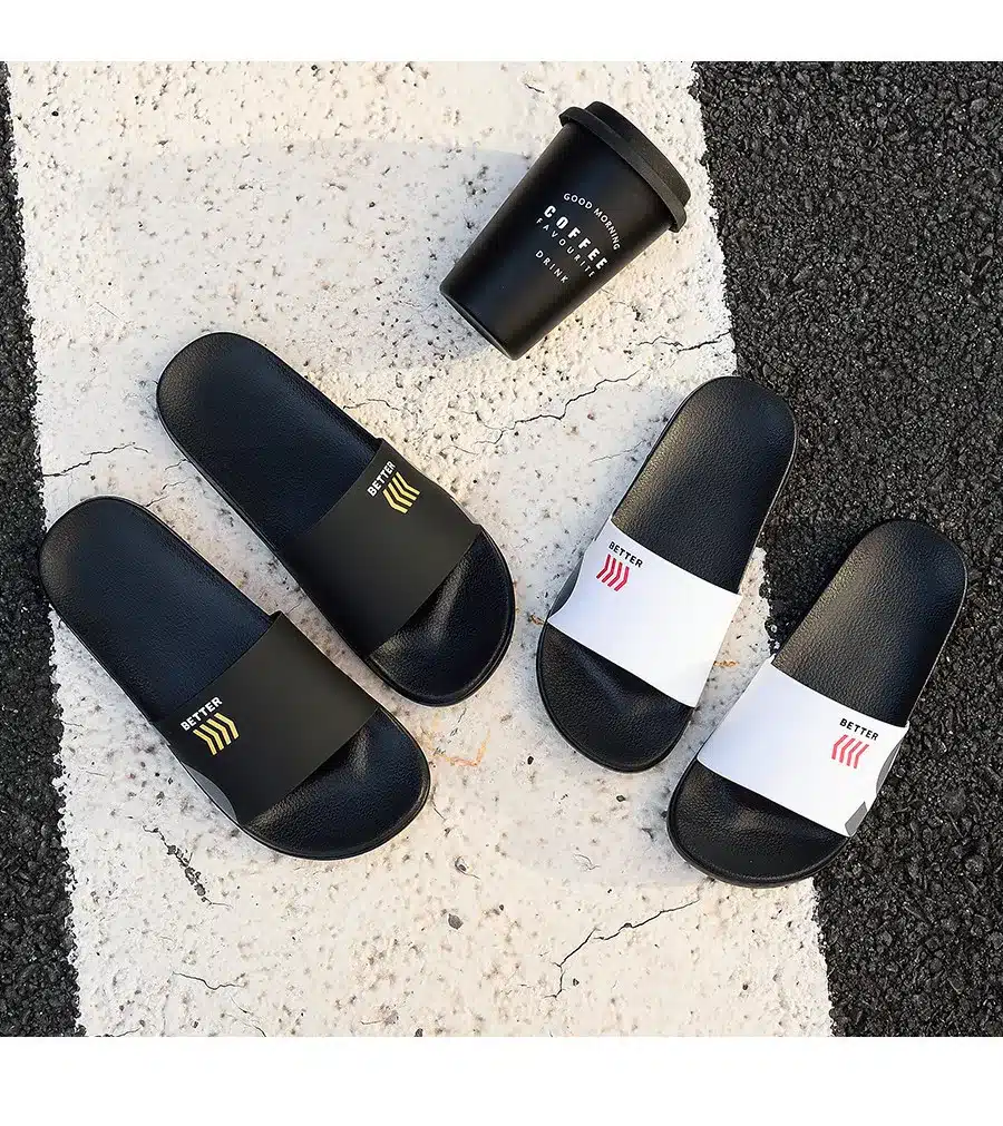 Men Slippers Summer Beach Shoes Unisex Lovers Couple Footwear Outdoor Non-slip Male Casual Flip Flops Fashion Bathroom Sandals 5