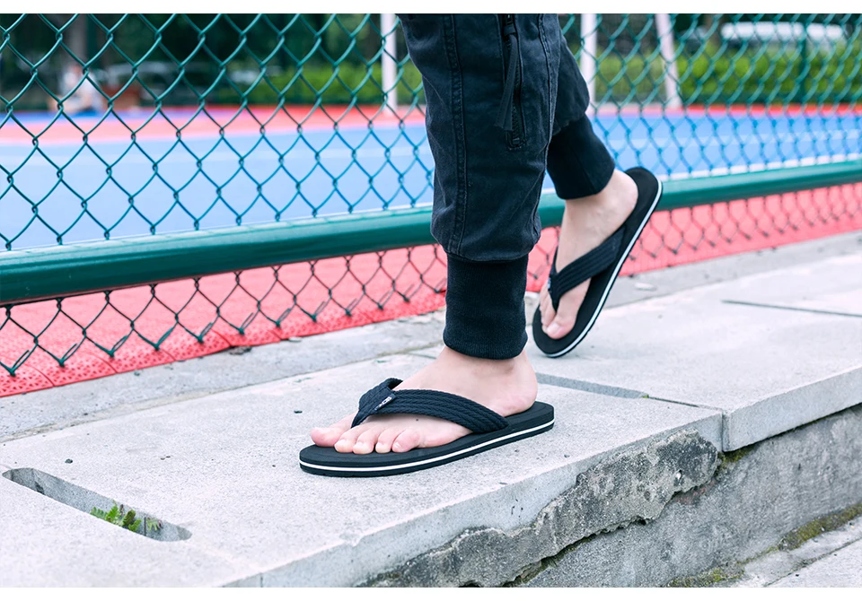 NEEDBO Flat Flip Flops Sandals Casual Men Slippers Shoes Comfortable Summer Beach Sapatos Hembre sapatenis masculino 17