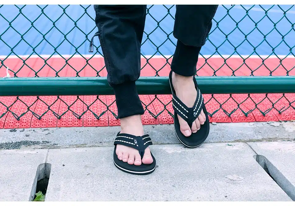 NEEDBO Flat Flip Flops Sandals Casual Men Slippers Shoes Comfortable Summer Beach Sapatos Hembre sapatenis masculino 21