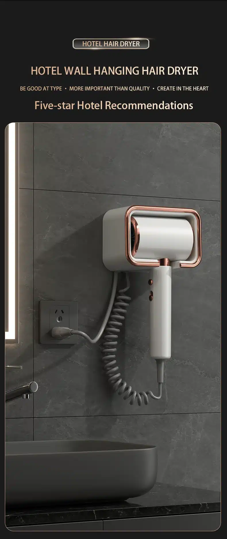 Väike seinale kinnitatav föön | kujundav pilt e-kaubamaja pildikogust