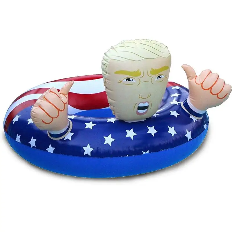 Lõbus ujumisrõngas Donald Trumpiga | kujundav pilt e-kaubamaja pildikogust