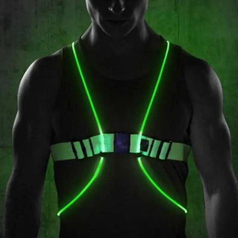 LED valgustiga vest sportimiseks | kujundav pilt e-kaubamaja pildikogust