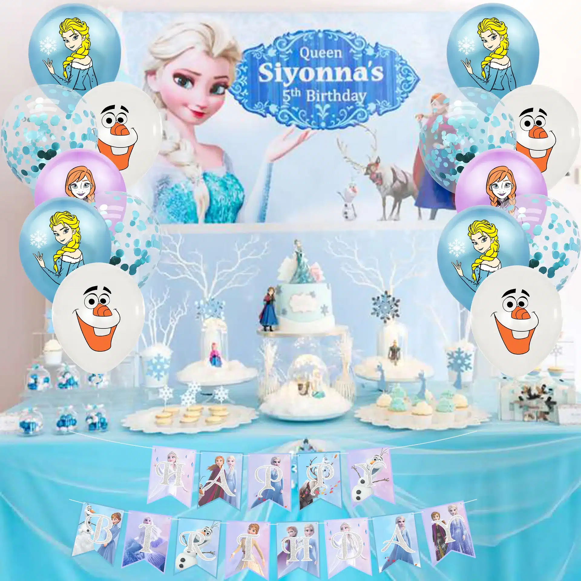 "Frozen" õhupallide komplektid | kujundav pilt e-kaubamaja pildikogust
