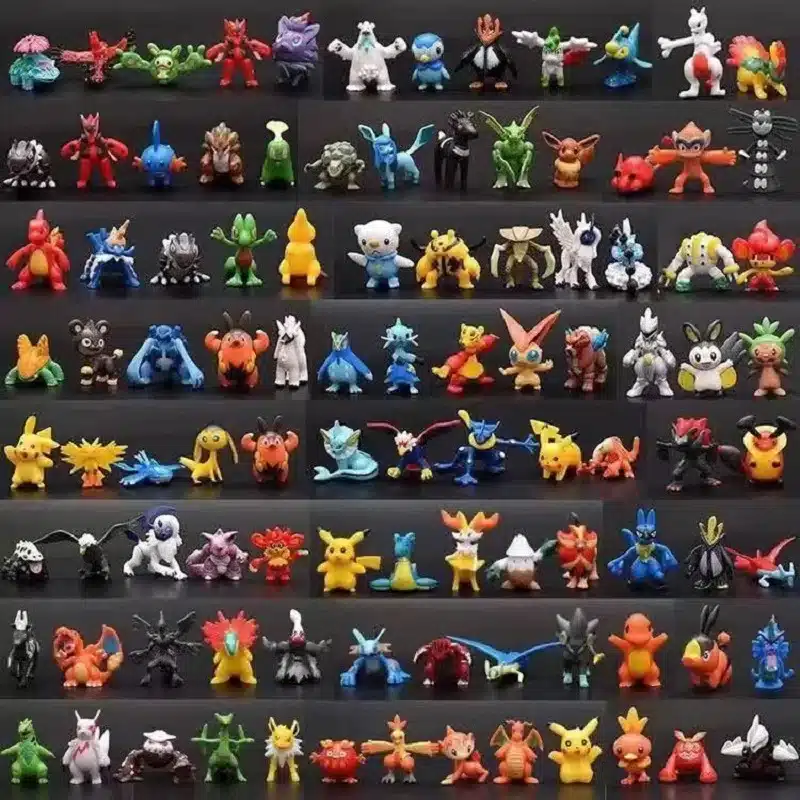 Väikeste Pokemonide kujude komplekt | kujundav pilt e-kaubamaja pildikogust