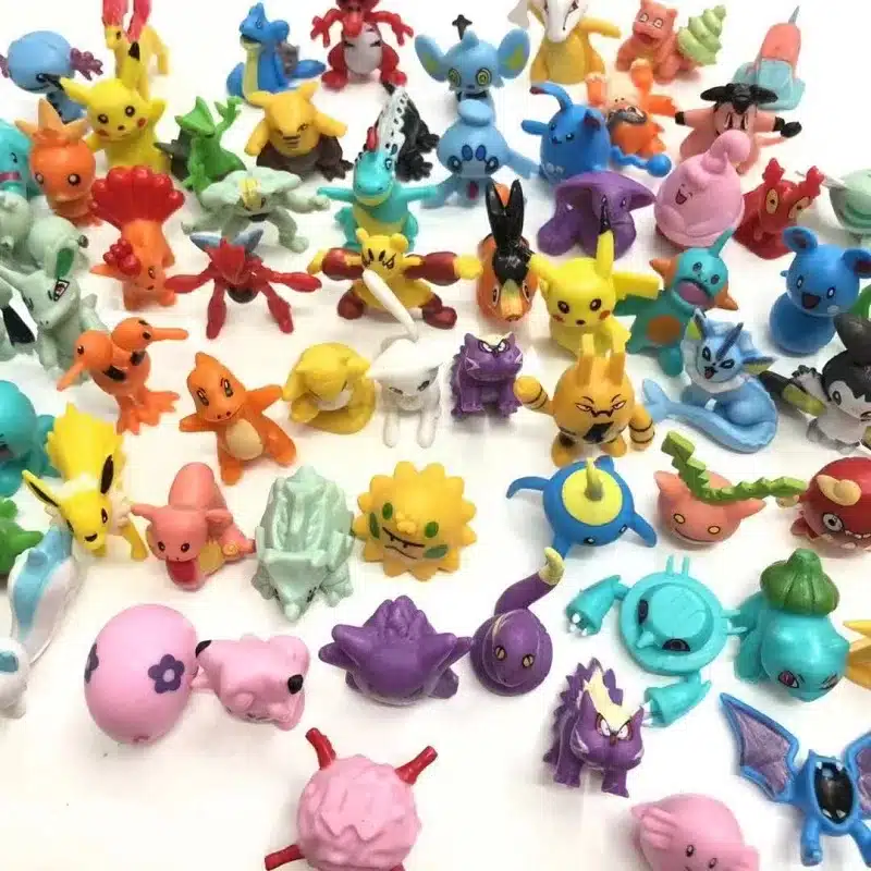 Väikeste Pokemonide kujude komplekt | kujundav pilt e-kaubamaja pildikogust