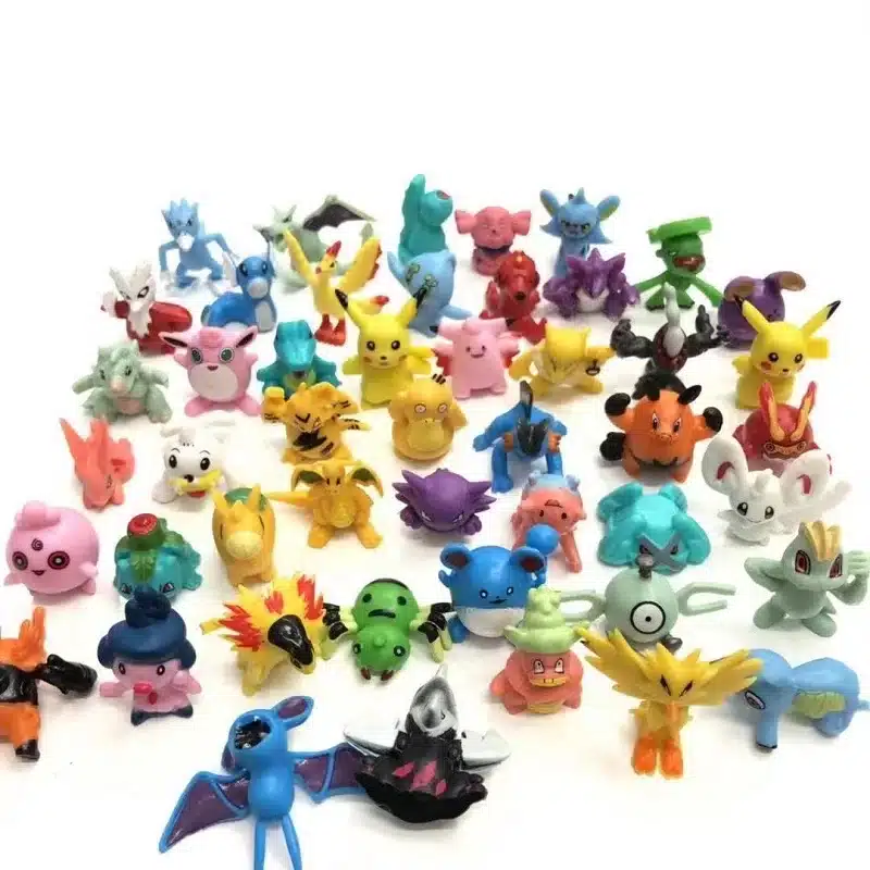 Väikeste Pokemonide kujude komplekt | kujundav pilt e-kaubamaja pildikogust