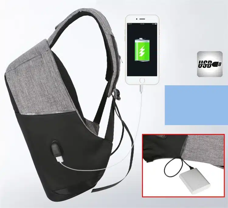 Men Anti theft Backpack USB Charging 15.6 Laptop Backpack Multifunction Waterproof Travel Bagpack women High Quality School bag 20