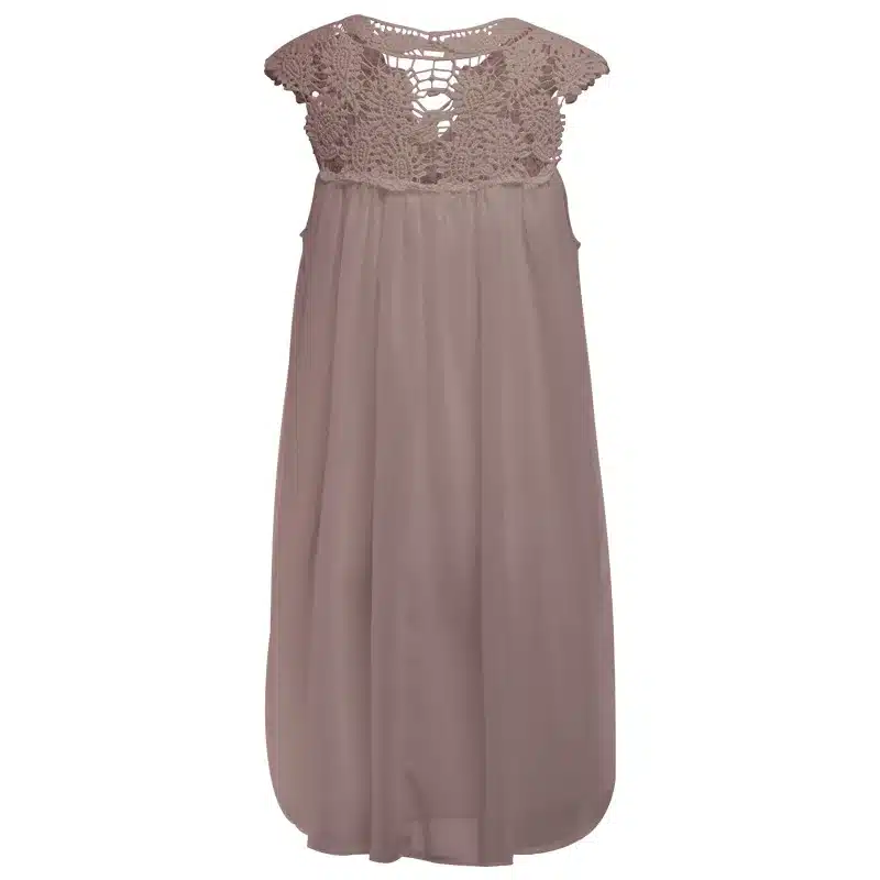 Women's 2019 Bohemia summer dress stitching loose sexy dress Short sleeved chiffon solid lace beach dress women dropshing LD162 18