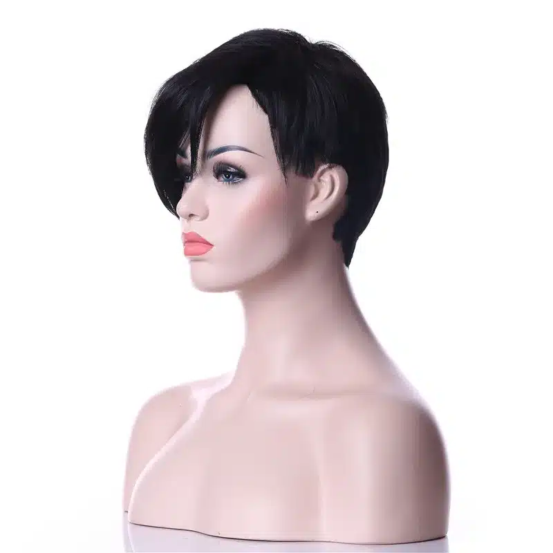 HAIRJOY Synthetic Natural Black High Temperature Fiber Woman Hair Wig 6 Colors Available Free Shipping 2