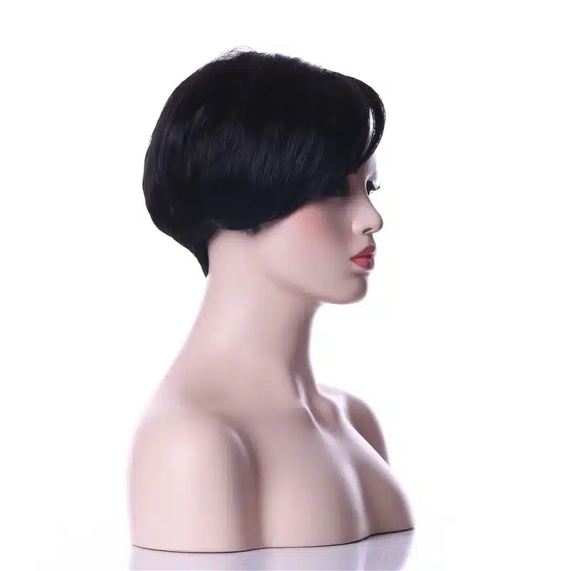 HAIRJOY Synthetic Natural Black High Temperature Fiber Woman Hair Wig 6 Colors Available Free Shipping 3