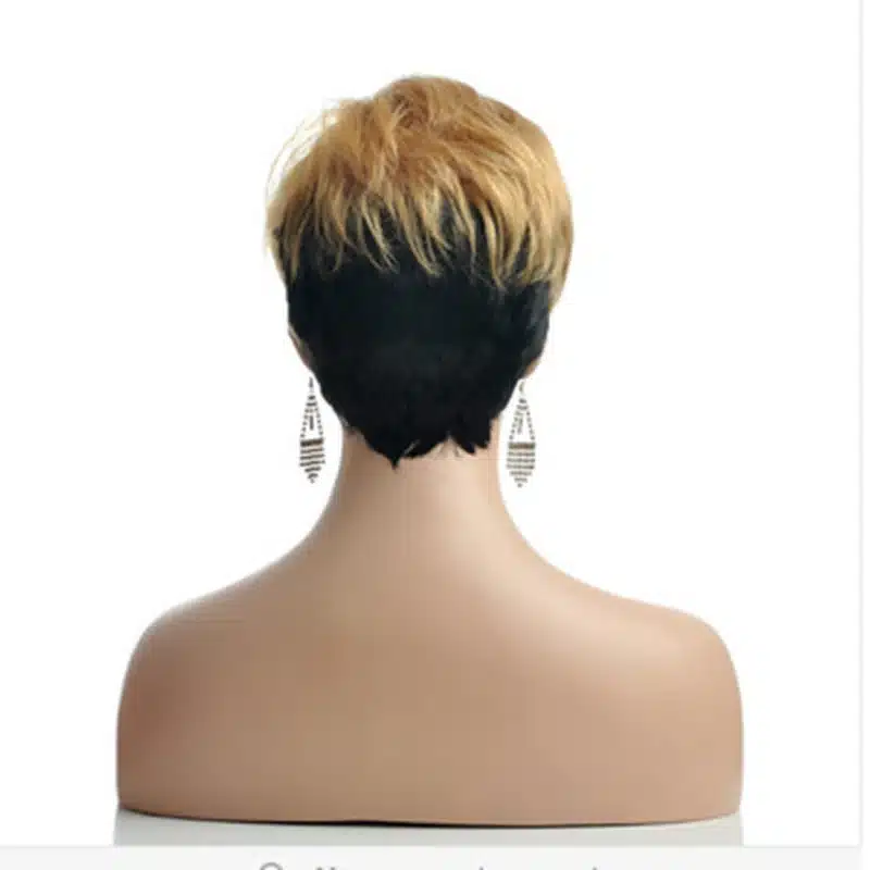 HAIRJOY Synthetic Natural Black High Temperature Fiber Woman Hair Wig 6 Colors Available Free Shipping 15