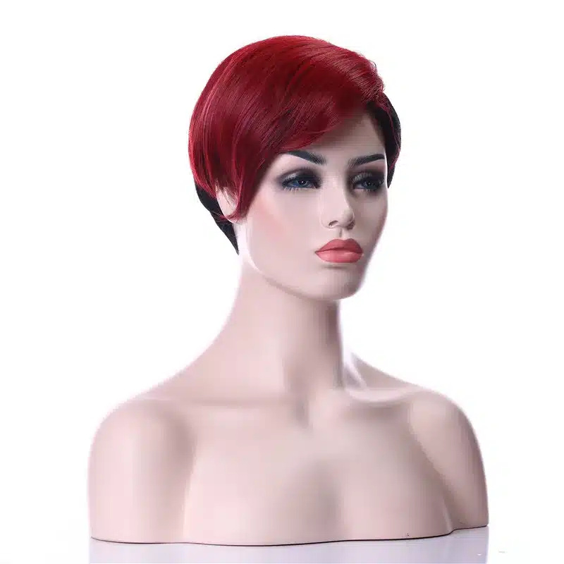 HAIRJOY Synthetic Natural Black High Temperature Fiber Woman Hair Wig 6 Colors Available Free Shipping 18