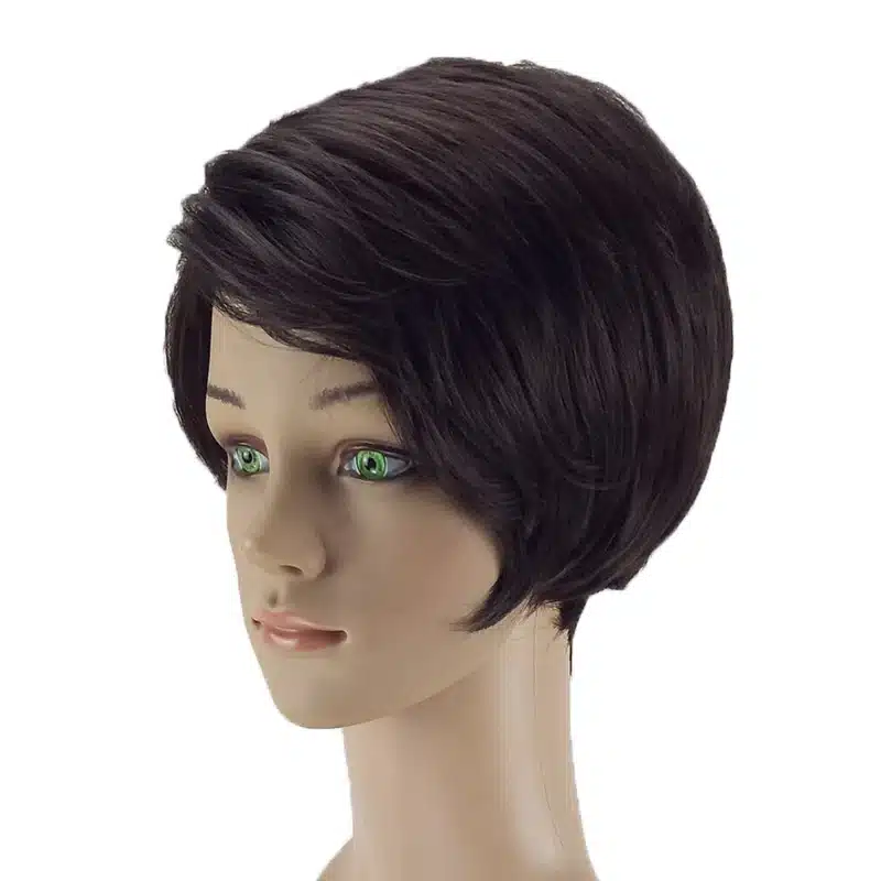 HAIRJOY Synthetic Natural Black High Temperature Fiber Woman Hair Wig 6 Colors Available Free Shipping 21