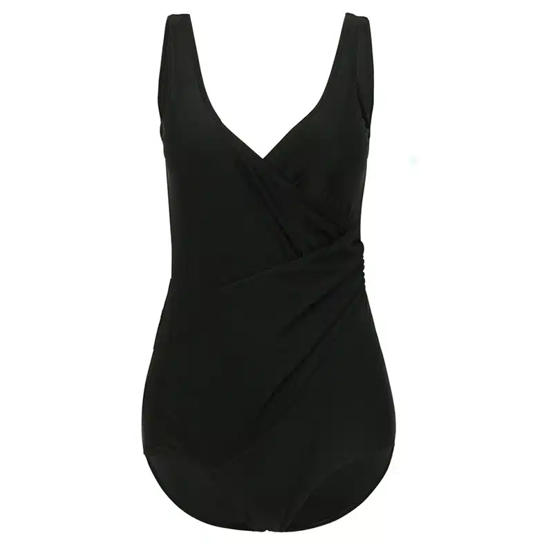 New Summer sexy push up backless Leotard female fold style solid swimsuit large size swimwear one piece Bathing suit women 24