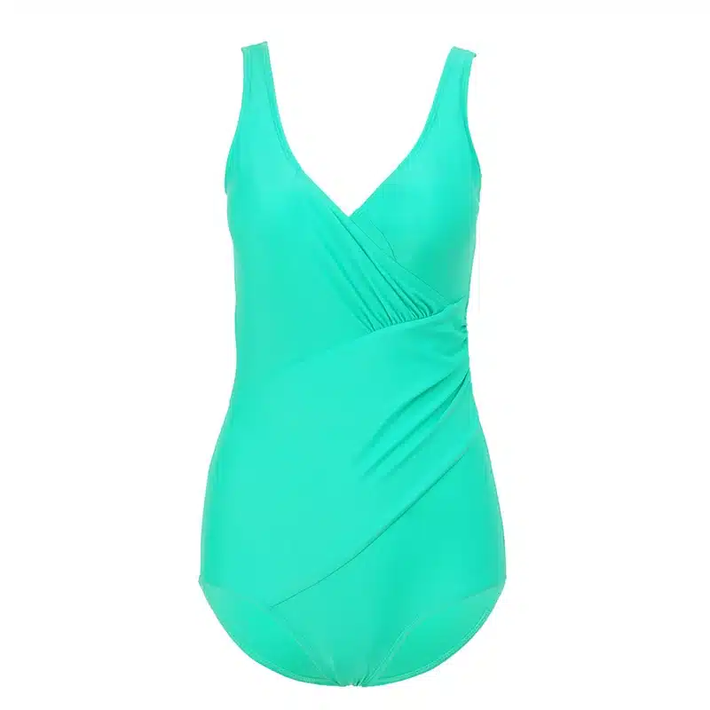 New Summer sexy push up backless Leotard female fold style solid swimsuit large size swimwear one piece Bathing suit women 32