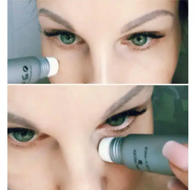 ARTISCARE Peptide Anti Wrinkles Eye Serum Roller Massager Eye Patches Skin Care Anti Puffiness Fine Lines Dark Circles Eye Cream 25