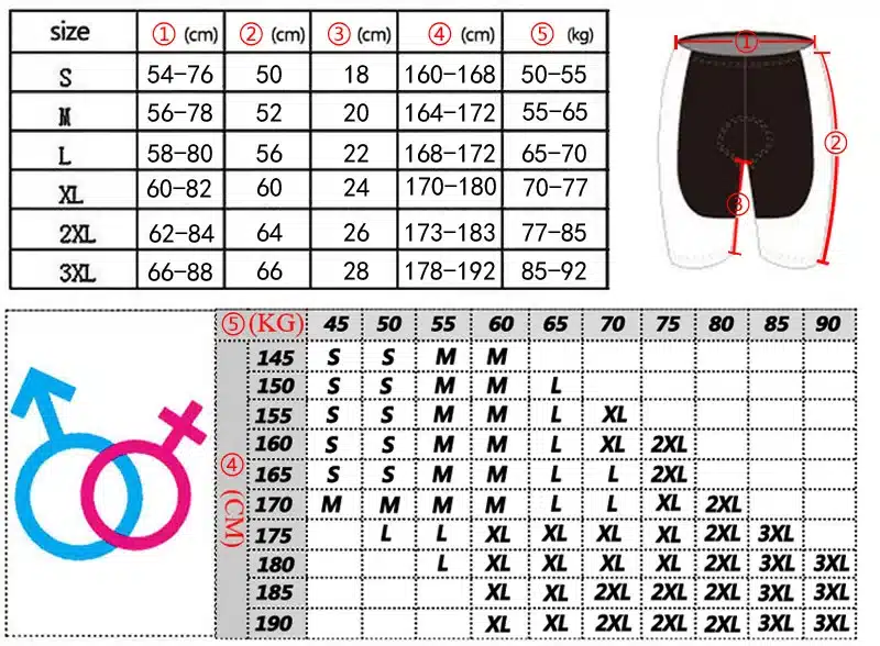 X-Tiger Coolmax 5D Padded Cycling Shorts Shockproof MTB Bicycle Shorts Road Bike Shorts Ropa Ciclismo Tights For Man Women 4