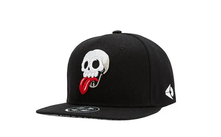 COKK Cap Men Snapback Hat Flat Hip Hop Cap Male Female Embroidery Skull Baseball Cap Hats For Men Club Party Kpop Sun Bone Gorro 12