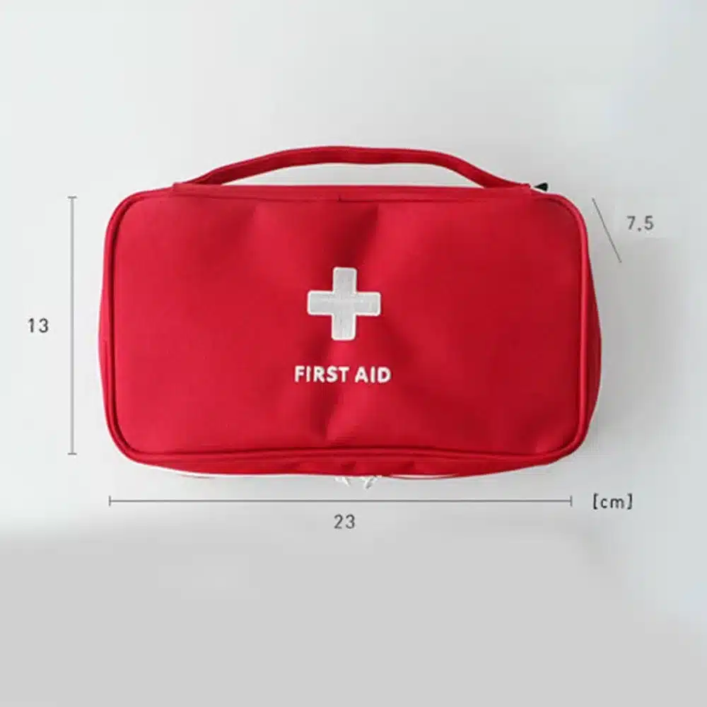 Portable Camping First Aid Kit Emergency Medical Bag Waterproof Car kits bag Outdoor Travel Survival kit Empty bag Househld 11
