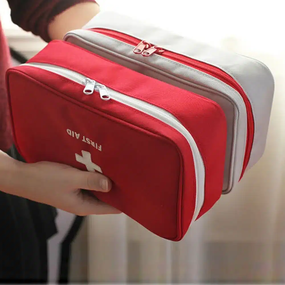 Portable Camping First Aid Kit Emergency Medical Bag Waterproof Car kits bag Outdoor Travel Survival kit Empty bag Househld 12