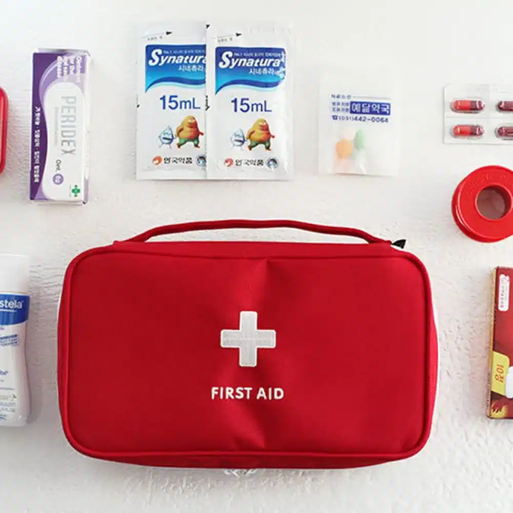 Portable Camping First Aid Kit Emergency Medical Bag Waterproof Car kits bag Outdoor Travel Survival kit Empty bag Househld 19