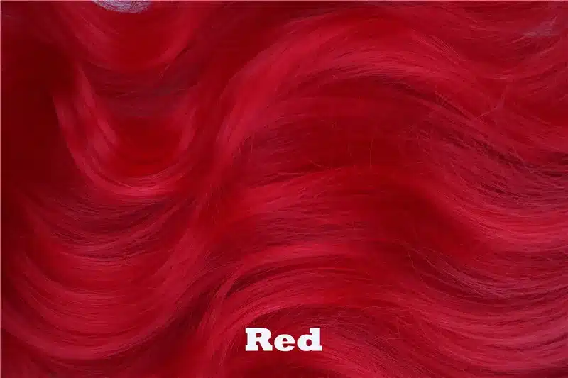 QQXCAIW Long Curly Cosplay Wig Costume Party Red Pink Sliver Gray Blonde Black 70 Cm High Temperature Synthetic Hair Wigs 17