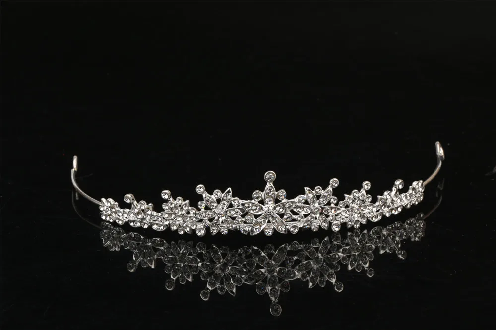3 Designs Fashion Crystal Wedding Bridal Tiara Crown For Women Prom Diadem Hair Ornaments Wedding Bride hair Jewelry accessories 2