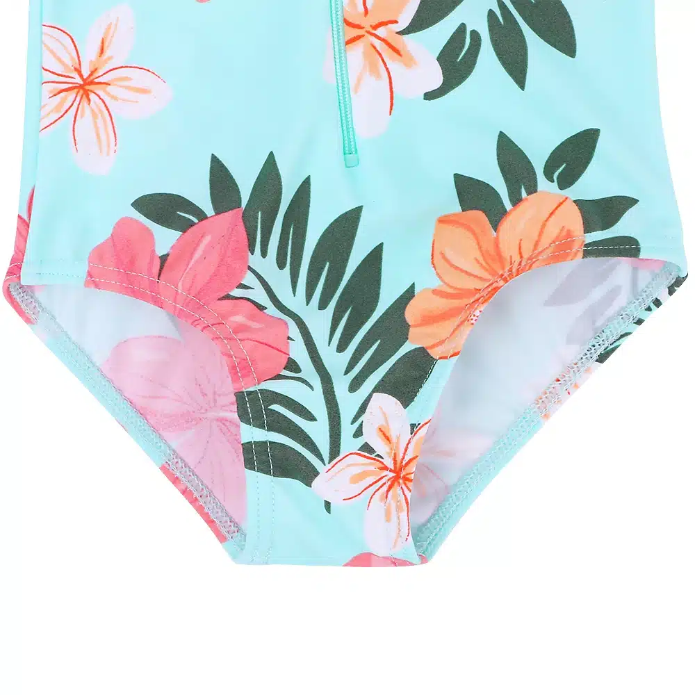 BAOHULU Cartoon Baby Girl Swimwear Petal Long Sleeve Swan Girls Swimsuit Kids Swimwear UPF50+One Piece Children Swimming Suit 12